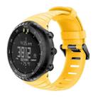 Smart Watch Silicone Watch Band for Suunto Core(Yellow) - 1