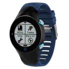 Smart Watch Silicone Watch Band for Garmin Forerunner 610(Dark Blue) - 1