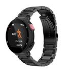 Universal Smart Watch Three Steel Strips Watch Band for Garmin Forerunner 220 / 230 / 235 / 630 / 620 / 735(Black) - 1