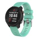 Smart Watch Silicone Watch Band for Garmin Forerunner 245(Mint Green) - 1