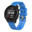 Smart Watch Silicone Watch Band for Garmin Forerunner 245(Sky Blue) - 1