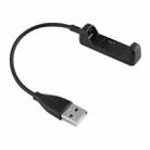 For Fitbit Flex 2 Replacement USB Charger Cable Charging Cord Line Tracker Wristband with Reset Function, Cable Length: about 17cm(Black) - 1