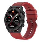 ET310 1.39 inch IPS Screen IP67 Waterproof Silicone Band Smart Watch, Support Body Temperature Monitoring / ECG (Red) - 1