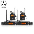 XTUGA IEM1200 Wireless Transmitter 2 Bodypack Stage Singer In-Ear Monitor System (UK Plug) - 1