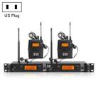 XTUGA IEM1200 Wireless Transmitter 2 Bodypack Stage Singer In-Ear Monitor System(US Plug) - 1