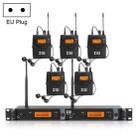IEM1200 Wireless Transmitter 5 Bodypack Stage Singer In-Ear Monitor System(EU Plug) - 1