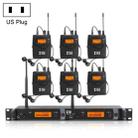 XTUGA IEM1200 Wireless Transmitter 6 Bodypack Stage Singer In-Ear Monitor System(US Plug) - 1