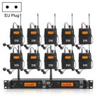 XTUGA IEM1200 Wireless Transmitter 10 Bodypack Stage Singer In-Ear Monitor System(EU Plug) - 1