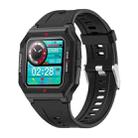 Lokmat FT10 1.3 inch IPS Touch Screen Waterproof Smart Watch, Support Music Play / Heart Rate / Blood Pressure Monitor(Black) - 1