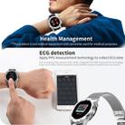 DT28 1.54inch IP68 Waterproof Silicone Strap Smartwatch Bluetooth 4.2, Support Incoming Call Reminder / Blood Pressure Monitoring / Watch Payment(Black Silver) - 6
