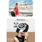 DT28 1.54inch IP68 Waterproof Silicone Strap Smartwatch Bluetooth 4.2, Support Incoming Call Reminder / Blood Pressure Monitoring / Watch Payment(Black Silver) - 10