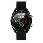DT28 1.54inch IP68 Waterproof Steel Strap Smartwatch Bluetooth 4.2, Support Incoming Call Reminder / Blood Pressure Monitoring / Watch Payment(Black) - 2