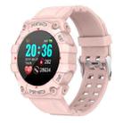 FD68 1.3 inch Color Round Screen Sport Smart Watch, Support Heart Rate / Multi-Sports Mode(Pink) - 1