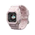 i2 Sports Smart Watch, Support Heart Rate / Blood Pressure / Oximeter Monitor (Pink) - 1