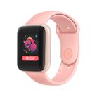 Y68M 1.44 inch Smart Watch, Support Heart Rate Blood Pressure Blood Oxygen Monitoring(Pink) - 1