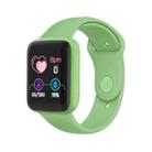 Y68M 1.44 inch Smart Watch, Support Heart Rate Blood Pressure Blood Oxygen Monitoring(Green) - 1