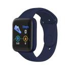 Y68M 1.44 inch Smart Watch, Support Heart Rate Blood Pressure Blood Oxygen Monitoring(Blue) - 1