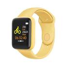 Y68M 1.44 inch Smart Watch, Support Heart Rate Blood Pressure Blood Oxygen Monitoring(Yellow) - 1