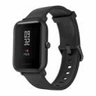 Original Xiaomi Youpin Amazfit Lite 1.28 inch Transflective Screen Bluetooth 4.1 3ATM Waterproof Smart Watch, Support Alipay Offline Payment / Heart Rate Monitoring / Sleep Monitoring(Black) - 1