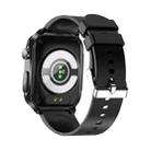 TK11P 1.83 inch IPS Screen IP68 Waterproof Silicone Band Smart Watch, Support Stress Monitoring / ECG (Black) - 3