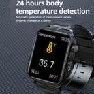 TK11P 1.83 inch IPS Screen IP68 Waterproof Silicone Band Smart Watch, Support Stress Monitoring / ECG (Black) - 9