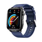 TK11P 1.83 inch IPS Screen IP68 Waterproof Silicone Band Smart Watch, Support Stress Monitoring / ECG (Blue) - 1