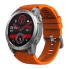 Zeblaze Stratos 3 1.43 inch AMOLED Screen IP68 Waterproof Smart Watch, Support Bluetooth Call / GPS (Orange) - 1