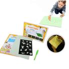 Puzzle Drawing Toys Sketchpad Children Drawing Board Graffiti Non Magnetic Fluorescent Drawing Board - 3