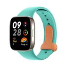 Original For Xiaomi Redmi Band 3 Silicone Watch Band(Mint Green) - 1