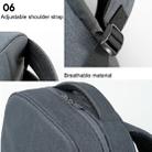 POFOKO A800 Series Polyester Waterproof Laptop Handbag for 15 inch Laptops(Dark Gray) - 10