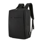POFOKO Large-capacity Waterproof Oxford Cloth Business Casual Backpack with External USB Charging Design for 15.6 inch Laptops(Black) - 1