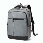 cxs-610 Multifunctional Oxford Cloth Laptop Bag Backpack (Light Grey) - 1