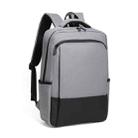 cxs-611 Multifunctional Oxford Laptop Bag Backpack(Light Grey) - 1