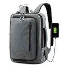 cxs-620 Multifunctional Oxford Laptop Bag Backpack (Grey) - 1