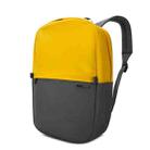 POFOKO XY Series 13.3 inch Fashion Color Matching Multi-functional Backpack Computer Bag, Size: S (Yellow) - 1