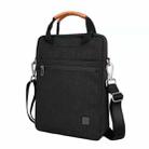 WIWU 11 inch Fashion Waterproof Pioneer Vertical Digital Handbag(Black) - 1