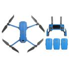 Sunnylife Carbon Fiber Waterproof All-surround 3D PVC Sticker Kit for DJI Mavic 2 Pro / Zoom Drone Quadcopter(Blue) - 1