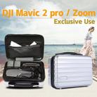 Shockproof Waterproof  Portable Case PC Hard Shell  Storage Bag for DJI Mavic 2 Pro / Zoom and Accessories(Silver) - 1
