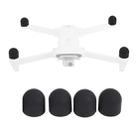 Sunnylife XMI13 Motor Protection Cover Silicone Sleeve Motor Dustproof Anti-drop Cover for Xiaomi FIMI X8 SE Drone(Black) - 1