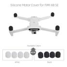 Sunnylife XMI13 Motor Protection Cover Silicone Sleeve Motor Dustproof Anti-drop Cover for Xiaomi FIMI X8 SE Drone(Black) - 4