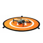 Portable Parking Apron RC Drone Quadcopter Fast-fold Landing Pad Tarmac Parking for DJI Mavic Pro / Phantom 3 / 4, Diameter 75cm (Orange + Blue) - 1