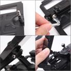 Foldable Stretchable Rotatable Aviation Aluminum Alloy Holder for DJI Mavic Pro / Air / Spark Transmitter, Suitable for 5.5-9.7 inch Smartphone / Tablet (Black) - 8
