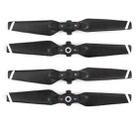 2 Pairs 4730F Foldable Quick-Release CW / CCW Propellers for DJI Spark(White) - 2