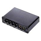 A933 Mini Karaoke Machine System Sound Mixer Amplifier for PC / TV / Mobile Phones, Support RCA in / 2 Channel Mic in(Black) - 1