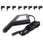 Laptop Notebook Power 90W Universal Car Charger with 8 Power Adapters & 1 USB Port for Samsung, Sony, Asus, Acer, IBM, HP, Lenovo (Black) - 1