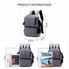 Multi-functional Waterproof Nylon Shoulder Backpack Padded Shockproof Camera Case Bag for Nikon Canon DSLR Cameras(Black) - 9