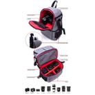 Multi-functional Waterproof Nylon Shoulder Backpack Padded Shockproof Camera Case Bag for Nikon Canon DSLR Cameras(Black) - 14