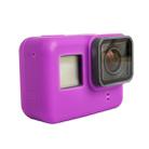 For GoPro HERO5 Silicone Housing Protective Case Cover Shell(Purple) - 1