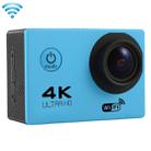 F60 2.0 inch Screen 170 Degrees Wide Angle WiFi Sport Action Camera Camcorder with Waterproof Housing Case, Support 64GB Micro SD Card(Blue) - 1