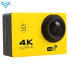 F60 2.0 inch Screen 170 Degrees Wide Angle WiFi Sport Action Camera Camcorder with Waterproof Housing Case, Support 64GB Micro SD Card(Yellow) - 1